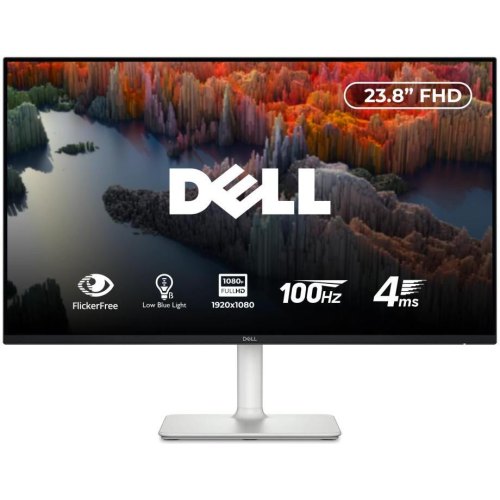 Монітор Dell S2425H 23.8 IPS, 100Hz, White (210-BMHJ)