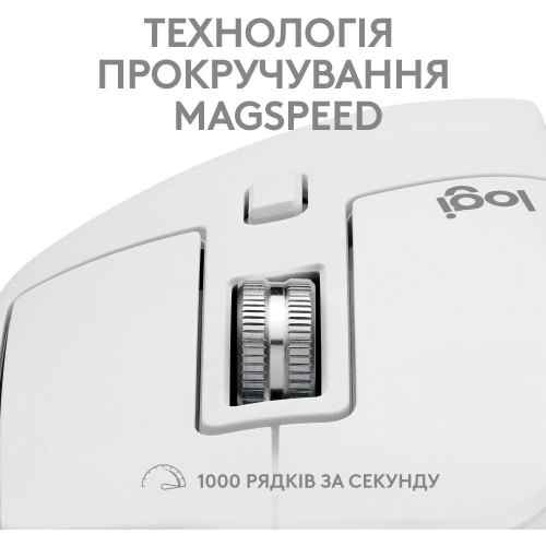Миша бездротова Logitech MX Master 3S For Mac Pale Grey (910-006572)