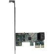 Плата розширення Frime ASM1061, PCI-E to 2хSATAIII, 2 внутрішніх канали (ECF-PCIEtoSATAIII003.LP)