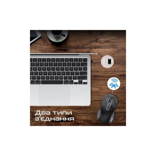 Миша бездротова Promate Ken Black