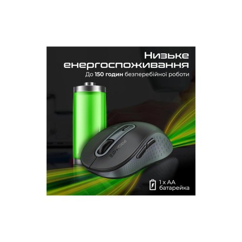 Миша бездротова Promate Ken Black