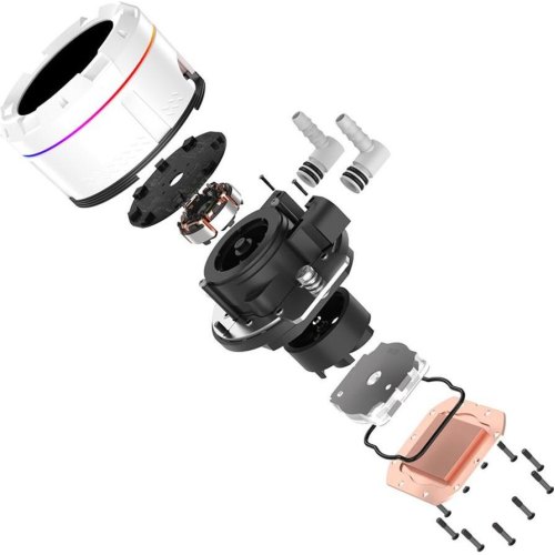 Система рідинного охолодження ID-Cooling Space LCD SL360 White