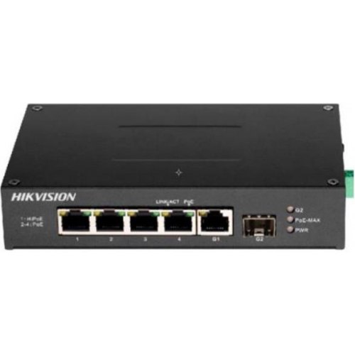 Комутатор Hikvision DS-3T0506HP-E/HS
