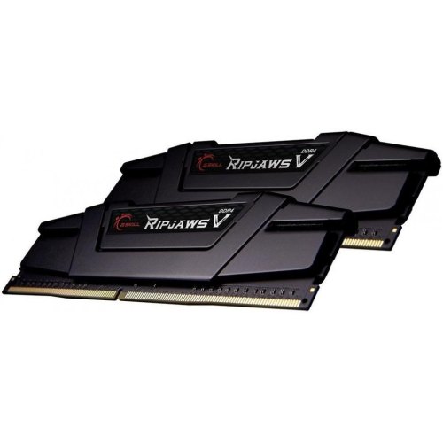Модуль пам'яті G.Skill Ripjaws V Black 8GB(2x4GB) DDR4 3200MHz (F4-3200C16D-8GVKB)