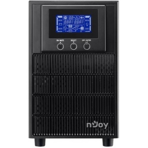 Джерело безперебійного живлення NJOY Aten Pro 2000, Online, 3x Schuko, USB, LCD, метал (PWUP-OL200AP-AZ01B)
