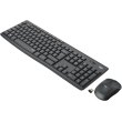 Комплект бездротовий (клавіатура, миша) Logitech MK295 Combo Black (920-009800)