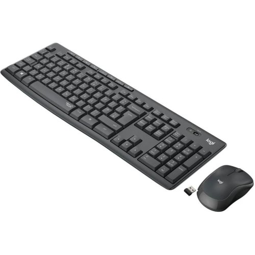 Комплект бездротовий (клавіатура, миша) Logitech MK295 Combo Black (920-009800)