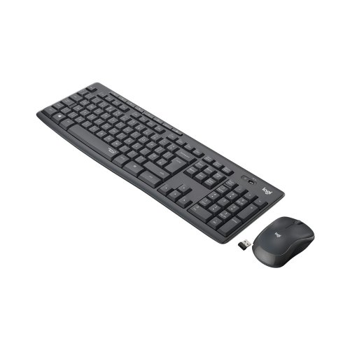 Комплект бездротовий (клавіатура, миша) Logitech MK295 Combo Black (920-009800)