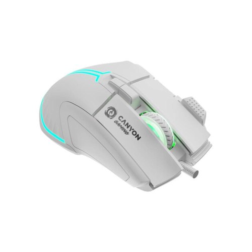 Миша дротова, ігрова Canyon Fortnax GM-636 RGB USB White (CND-SGM636W)