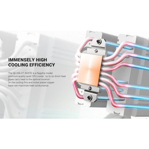 Кулер для процесора ID-Cooling SE-206-XT White