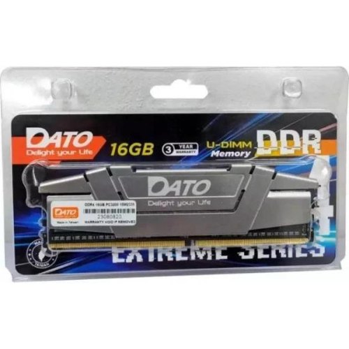 Модуль пам'яті Dato Extreme Grey 32GB DDR4 3200MHz (EXB32G4DLDND32)