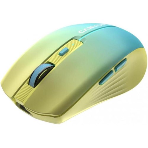 Миша бездротова Canyon MW-44 LED Rechargeable Wireless/Bluetooth Yellow Blue (CNS-CMSW44UA)