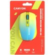 Миша бездротова Canyon MW-44 LED Rechargeable Wireless/Bluetooth Yellow Blue (CNS-CMSW44UA)