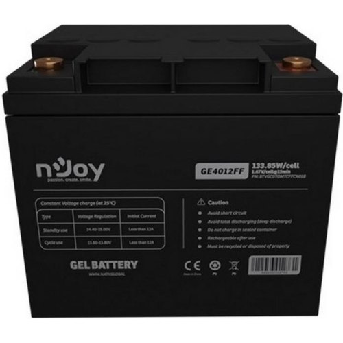 Акумуляторна батарея Njoy GE4012FF, GEL, 12V, 40Ah (BTVGCDTOMTCFFCN01B)