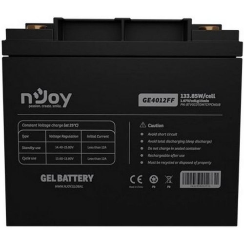 Акумуляторна батарея Njoy GE4012FF, GEL, 12V, 40Ah (BTVGCDTOMTCFFCN01B)
