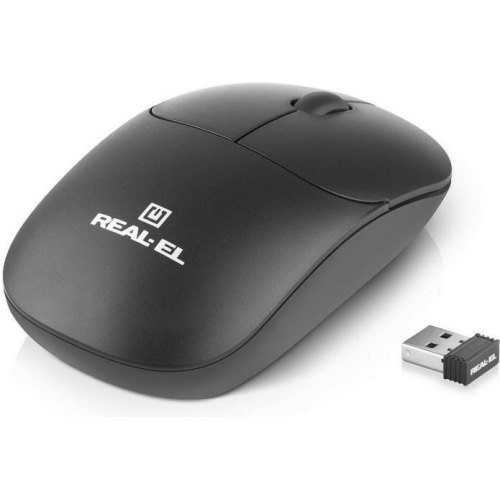 Миша бездротова REAL-EL RM-311 W Black (EL123200041)