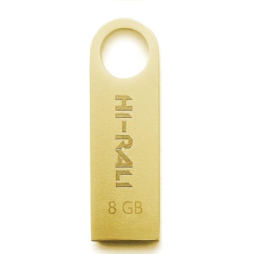 USB флеш Hi-Rali Shuttle Series 8GB Gold (HI-8GBSHGD)