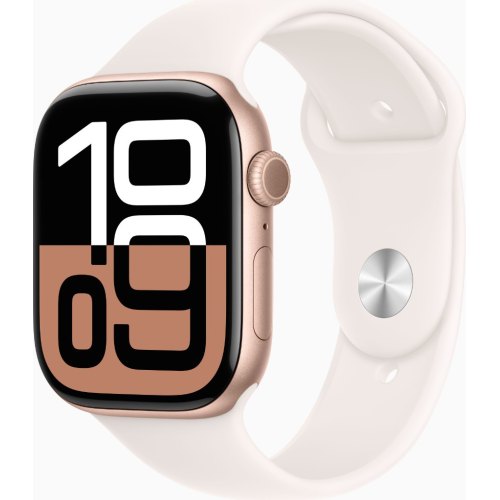 Смарт годинник Apple Watch Series 10 GPS 46mm Rose Gold with Light Blush Sport Band - M/L **