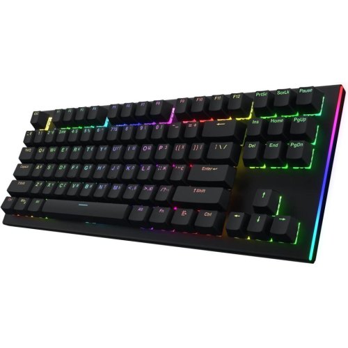 Клавіатура дротова, механічна HATOR Gravity TKL orange, чорна (HTK550UA)