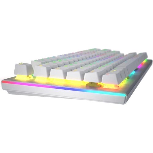 Клавіатура дротова, механічна HATOR Gravity TKL orange, біла (HTK551UA)