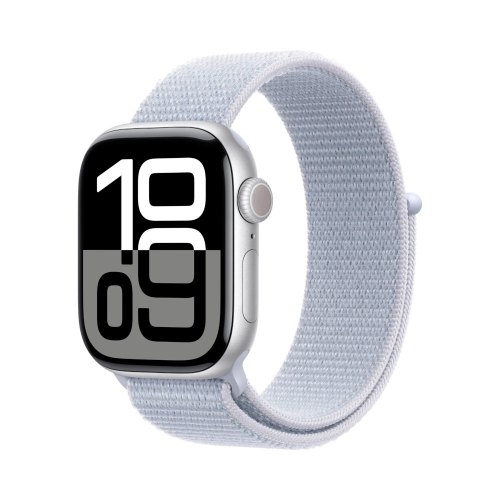 Смарт годинник Apple Watch Series 10 GPS 42mm Silver Aluminum Case with Blue Cloud Sport Loop **