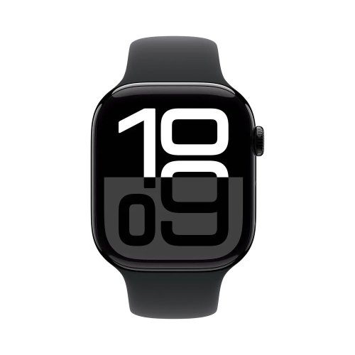 Смарт годинник Apple Watch Series 10 GPS 46mm Jet Black Aluminum Case with Black Sport Band M/L **