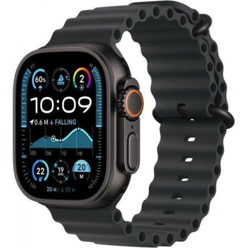 Смарт годинник Apple Watch Ultra 2 2024 GPS + Cellular 49mm Black Titanium Case with Black Ocean Band **