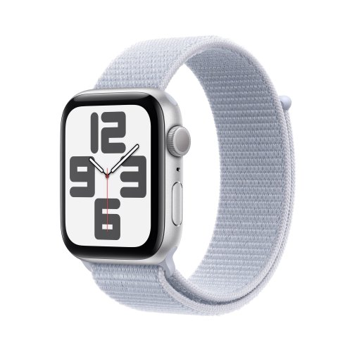 Смарт годинник Apple Watch SE 2 2024 GPS 44mm Silver Aluminium Case with Blue Cloud Sport Loop **