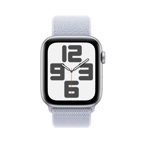 Смарт годинник Apple Watch SE 2 2024 GPS 44mm Silver Aluminium Case with Blue Cloud Sport Loop **