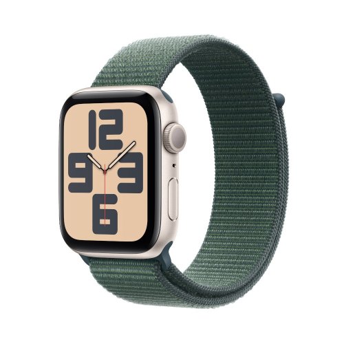 Смарт годинник Apple Watch SE 2 2024 GPS 40mm Starlight Aluminium Case with Lake Green Sport Loop **