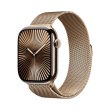 Смарт годинник Apple Watch Series 10 GPS + Cellular 46mm Gold Titanium Case with Gold Milanese Loop M/L **