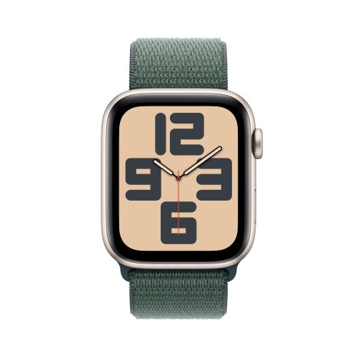 Смарт годинник Apple Watch SE 2 2024 GPS 44mm Starlight Aluminium Case with Lake Green Sport Loop **