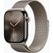 Смарт годинник Apple Watch Series 10 GPS + Cellular 46mm Natural Titanium Case with Natural Milanese Loop S/M **