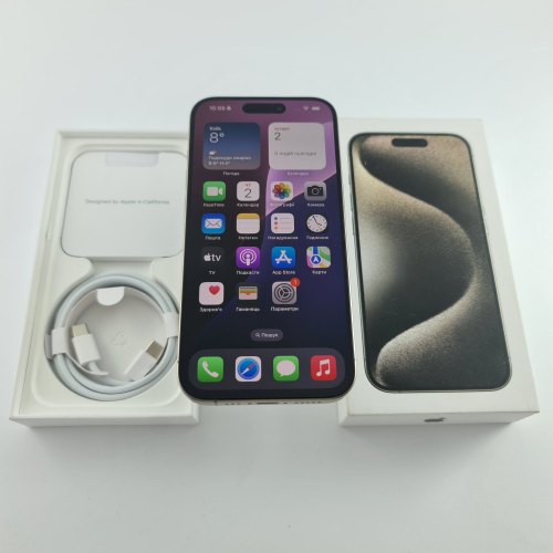Смартфон Apple iPhone 15 Pro 256 GB Natural Titanium USED **