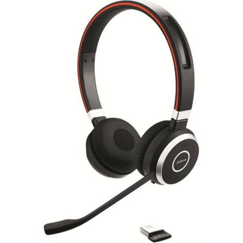 Гарнітура бездротова Jabra Evolve 65 SE MS Stereo Black (6599-833-309)