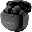Навушники бездротові TWS Canyon TWS-8 ENC Black (CNS-TWS8B)