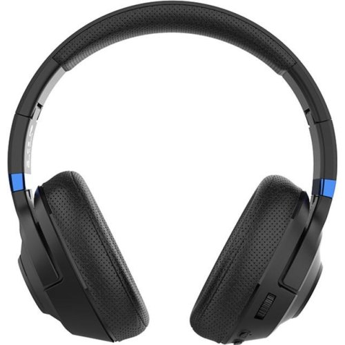 Навушники бездротові Sades SA-205 Whisper Black/Blue (sa205bkb)