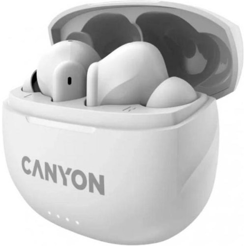 Навушники бездротові TWS Canyon TWS-8 ENC White (CNS-TWS8W)