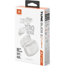 Навушники бездротові TWS JBL Tune Buds 2 White (JBLTBUDS2WHT)