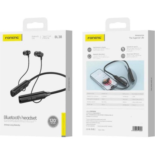 Навушники бездротові Foneng Neckband Sport (BL38)
