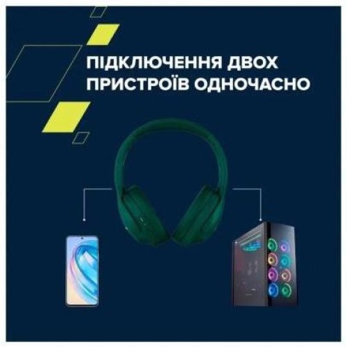 Навушники бездротові Canyon OnRiff 10 ANC Green (CNS-CBTHS10GN)