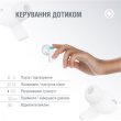 Навушники бездротові TWS Piko TWS-HalfMoon White (1283126583391)