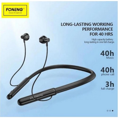 Навушники бездротові Foneng BL37 Digital Display Neckband Bluetooth Earphone (BL37-BE-DDN)