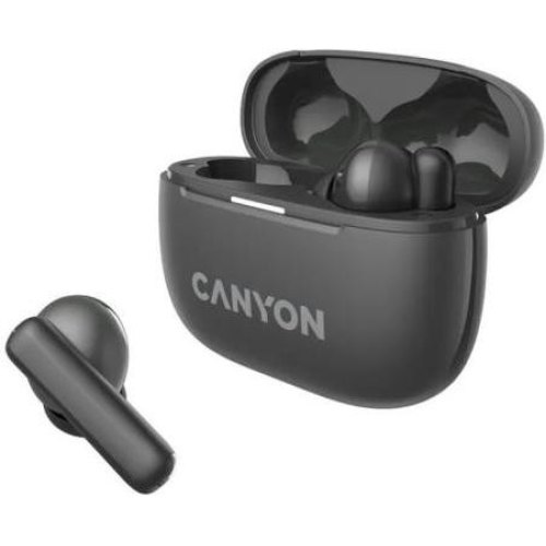 Навушники бездротові TWS Canyon OnGo TWS-10 ANC ENC Black (CNS-TWS10B)