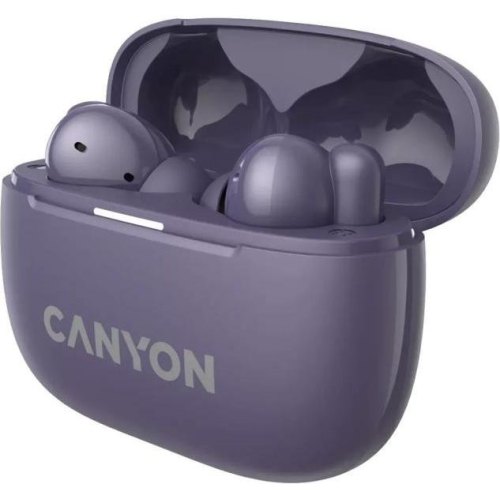 Навушники бездротові TWS Canyon OnGo TWS-10 ANC ENC Purple (CNS-TWS10PL)
