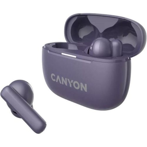 Навушники бездротові TWS Canyon OnGo TWS-10 ANC ENC Purple (CNS-TWS10PL)