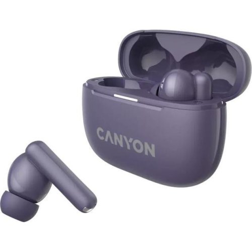 Навушники бездротові TWS Canyon OnGo TWS-10 ANC ENC Purple (CNS-TWS10PL)