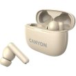 Навушники бездротові TWS Canyon OnGo TWS-10 ANC ENC Beige (CNS-TWS10BG)