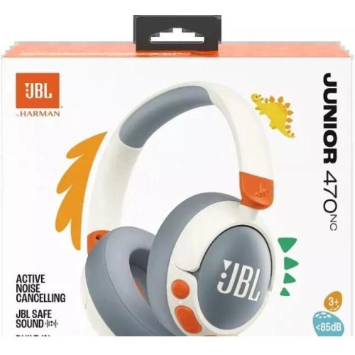 Навушники бездротові JBL Junior 470NC White (JBLJR470NCWHT)