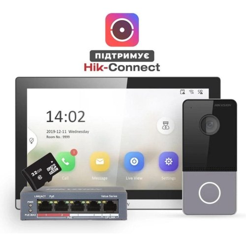 Відеодомофон Hikvision DS-KH6350-TE1